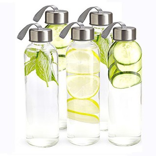 Bình Thủy Tinh 500ml - Có Dây Xách