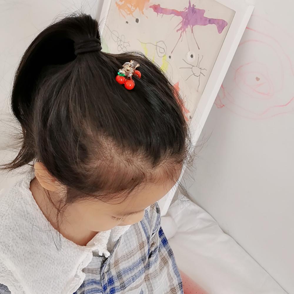 Kẹp Tóc Càng Cua Bằng Nhựa Hình Quả Cherry Nhiều Màu Sắc Cho Nữ