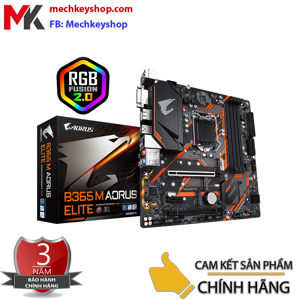 Mainboard Gigabyte B365m Aorus Elite - Bảo hành chính hãng 36 tháng