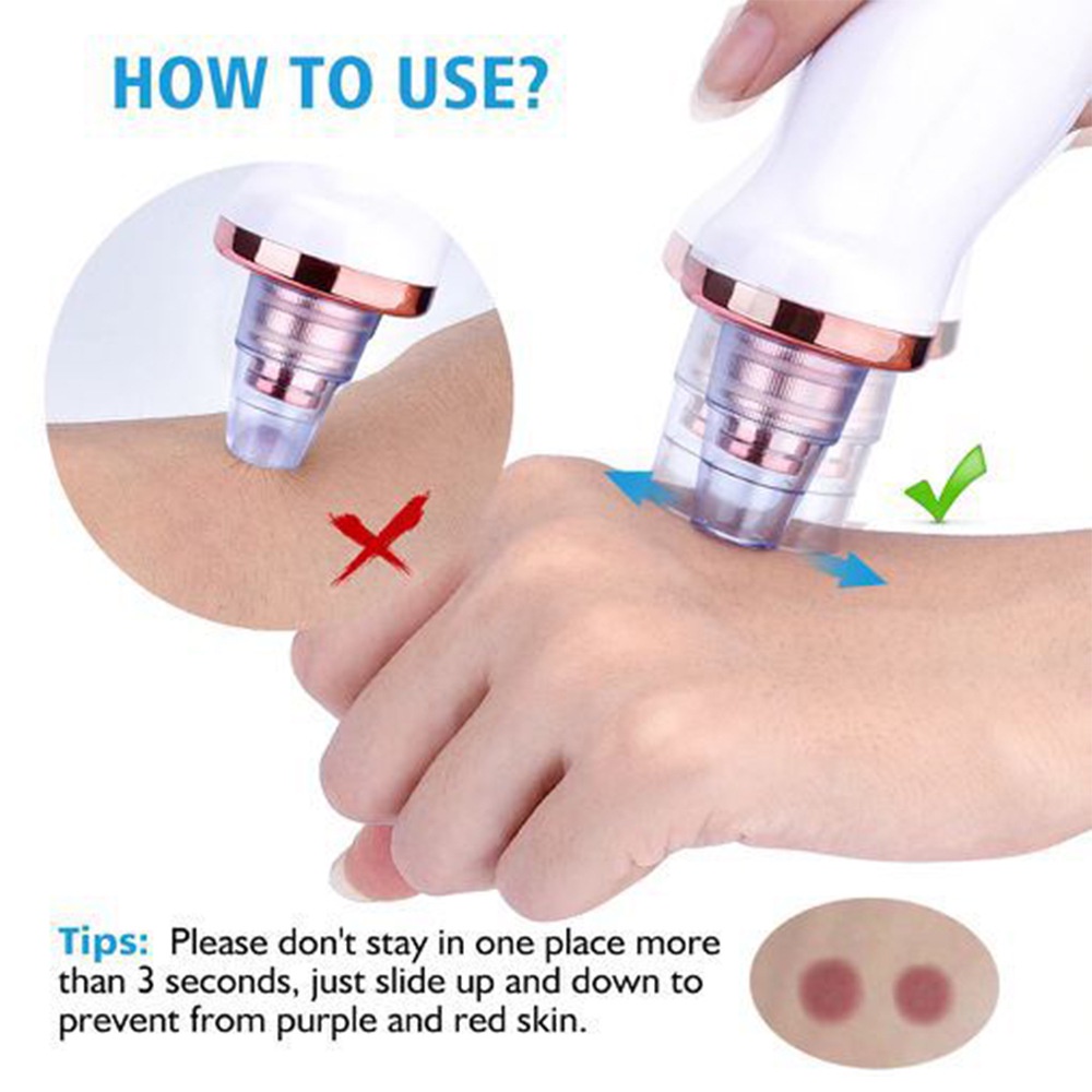 Máy Hút Mụn Đầu Đen Làm Sạch Lỗ Chân Lông Tinh Chất Trà Xanh
