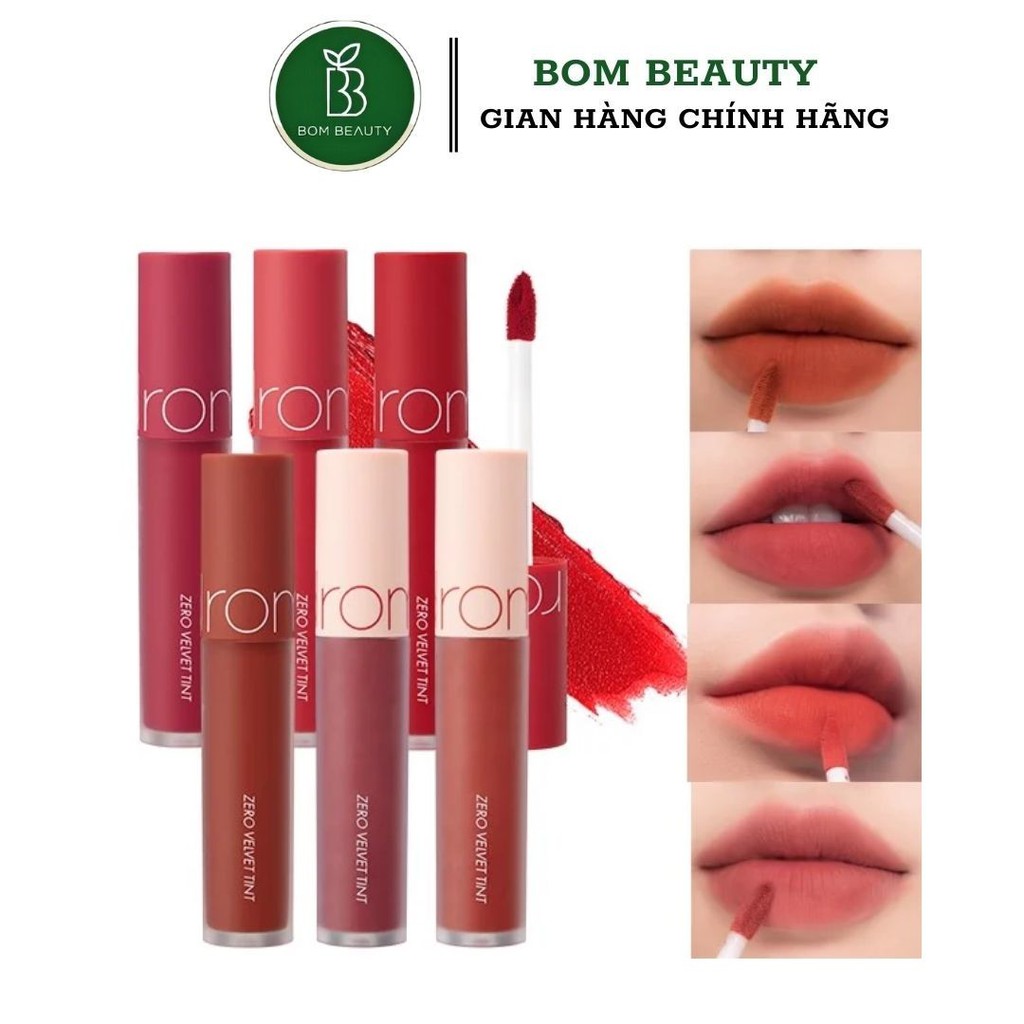Son kem lì Romand Zero Velvet Tint (Màu 1-25)