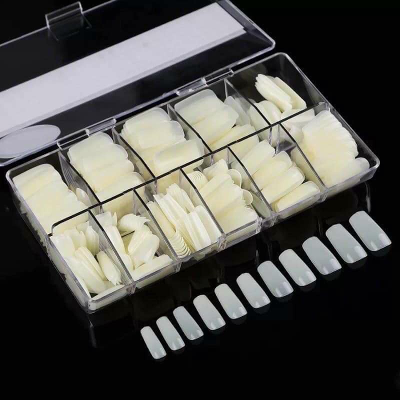 MÓNG ÚP HSM  VUÔNG NHÁM SẴN, MÓNG ÚP NHÁM HSM CHUẨN PHOM, MỎNG,DẺO