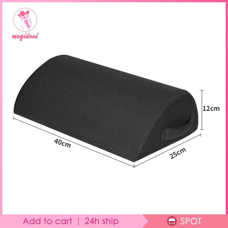 [MEGIDEAL]Footrest Pillow Home Travel Office Foot Rest Cushion Stool for Under Desk