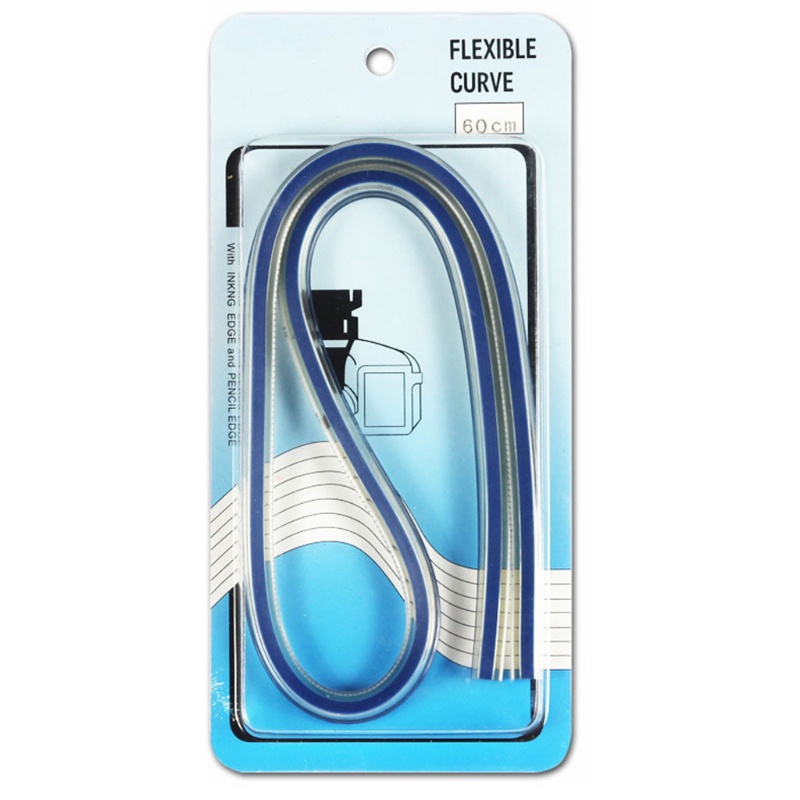 Thước chỉ huy - Thước dẻo vẽ đường cong dài 50cm