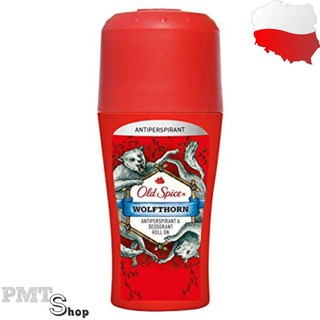 Lăn Khử Mùi Nam Old Spice Wolfthorn 50ml hương ngọt ngào sản xuất Ba Lan