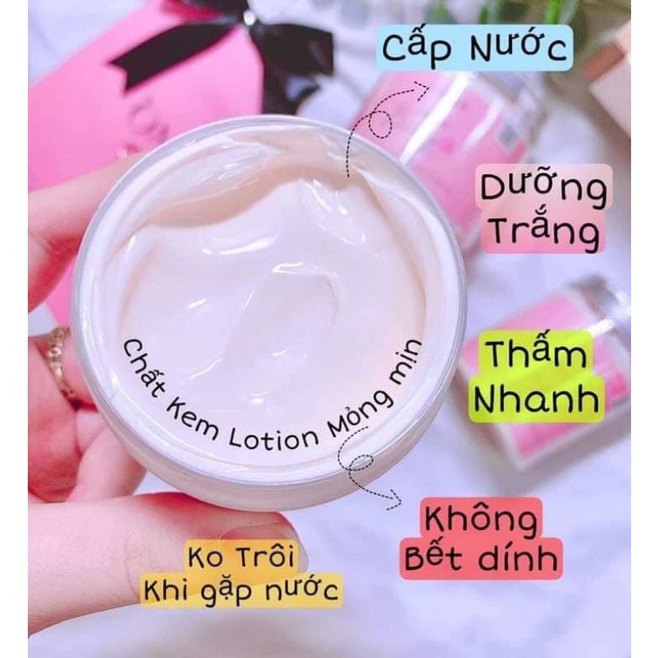 KEM BODY BÔNG ONAYA 500GR, trắng sáng mềm mịn, cấp nước, thấm nhanh không bết dính