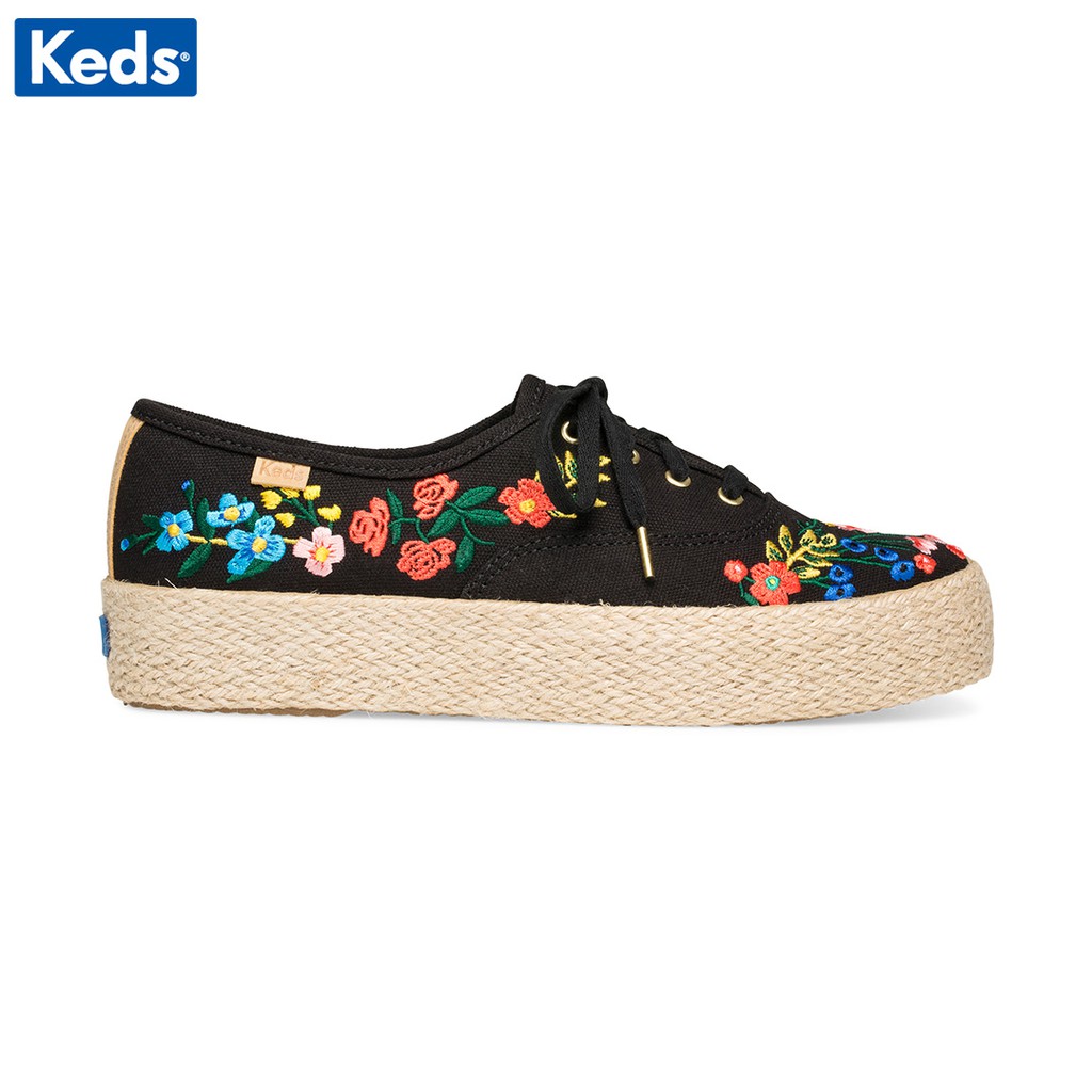 Giày Keds Nữ - Triple Rpc Wildwood Jute Black - KD060425