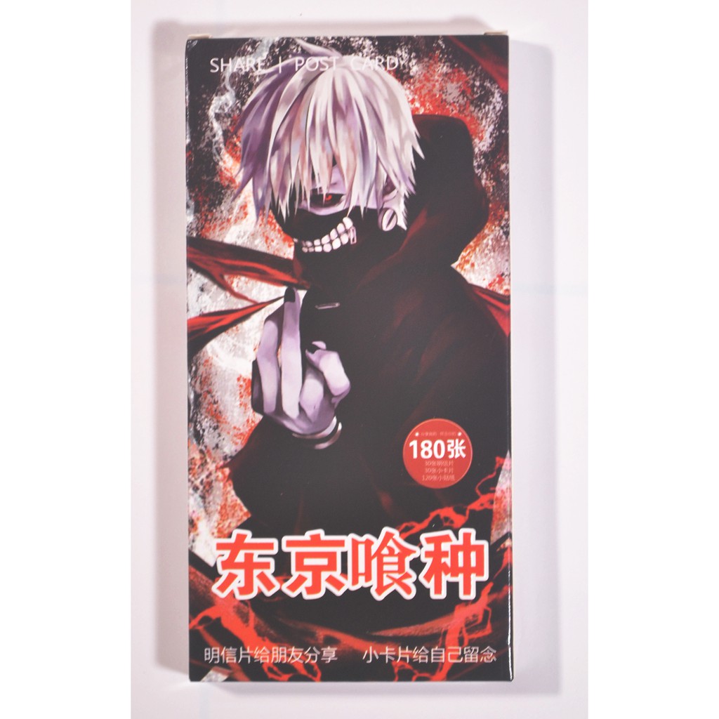 [thanh lý bán lỗ]Hộp Postcard, Bưu thiếp Anime - Tokyo Ghoul 19x9.5cm [AAM] [PGN22]