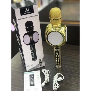 Micro karaoke bluetooth ys 90 ⚡free ship⚡ micro không dây có loa