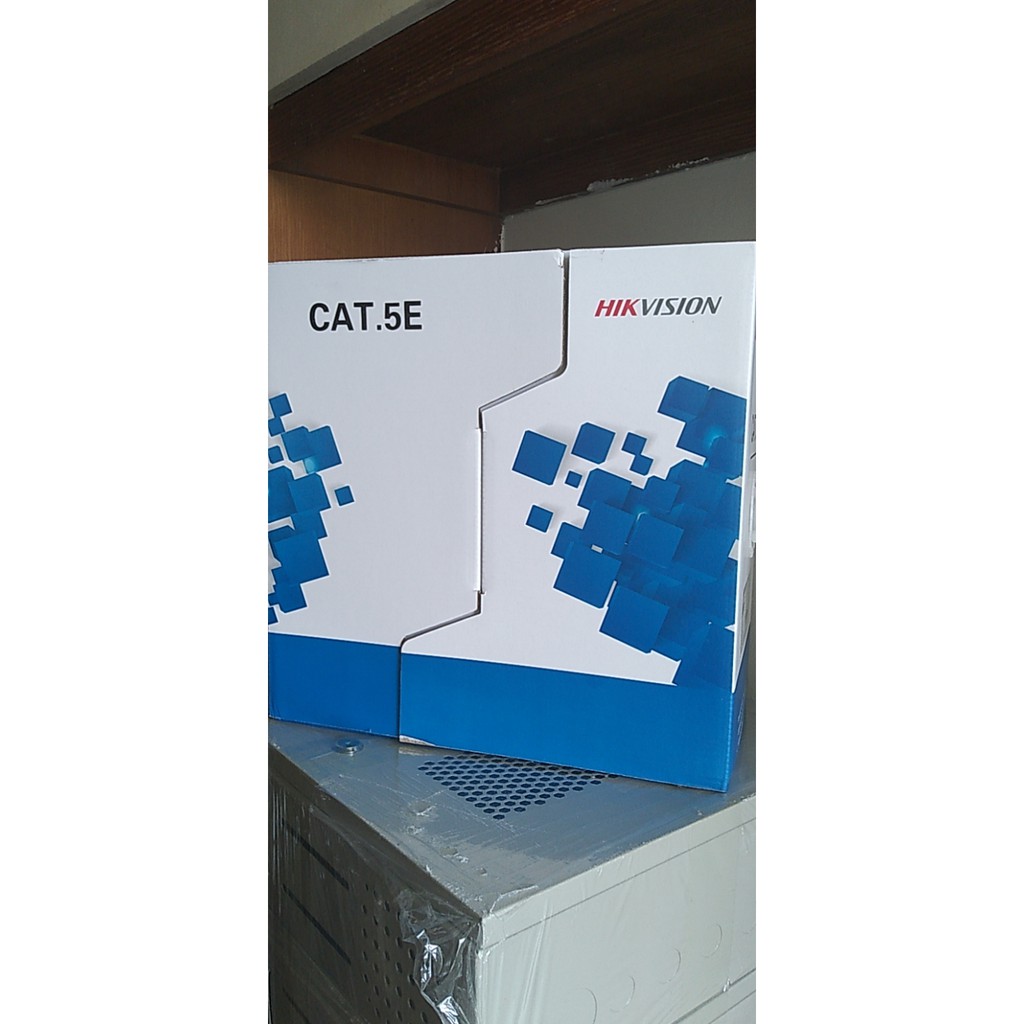 Cáp mạng Hikvision, đồng nguyên chất DS-1LN5E-E/E DS-1LN6-UE-W cat5 cat5e cat6 (chính hãng)