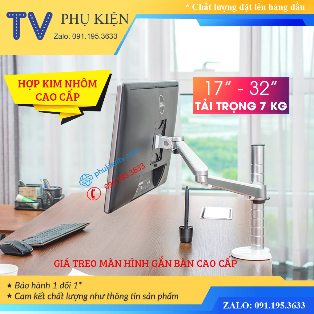 Giá Treo Màn Hình Máy Tính OA - 3S 17 - 24 - 27 - 32  inch / Tay Treo Màn Hình Hợp Kim Nhôm
