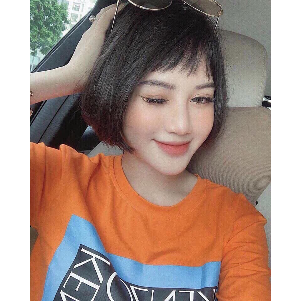 áo phông màu cam cotton tàu xịn cho nữ