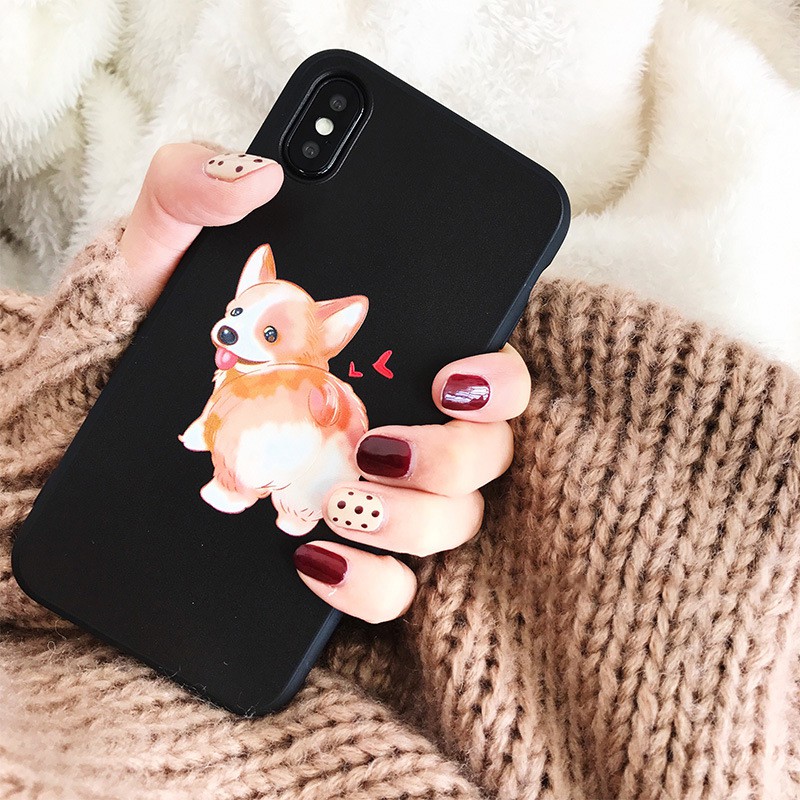 [ IPHONE ] Ốp Lưng Silicon Cún Kute - B008 | BigBuy360 - bigbuy360.vn