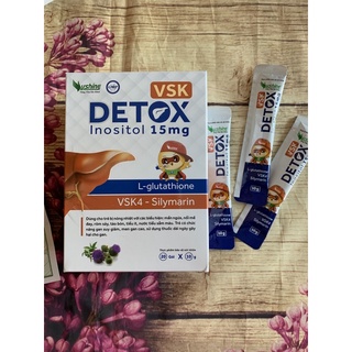 Detox VSK Thạch mát gan thanh nhiệt giải độc ( hộp 20 gói)