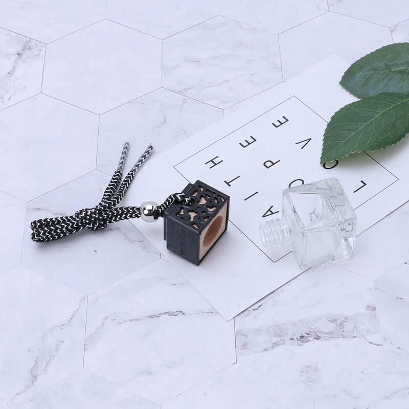 Lọ thủy tinh rỗng đựng nước hoa dùng treo ô tô tiện dụng