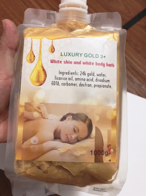 Sét Tắm trắng bùn khoáng gogo và vàng 24k luxury