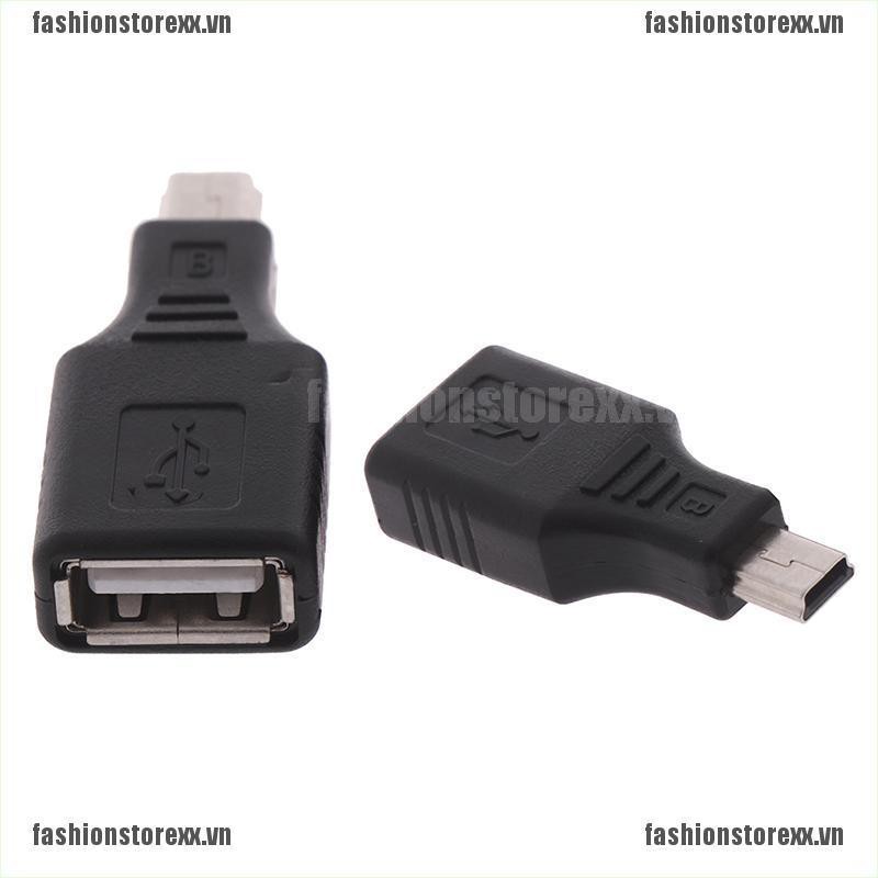 FASI USB 2.0 female to mini usb male plug otg host adapter converter connector VN