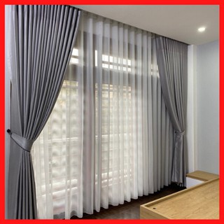 [Sale Sốc] Rèm Cửa Vải Thô Cao Cấp, Nhiều Size
