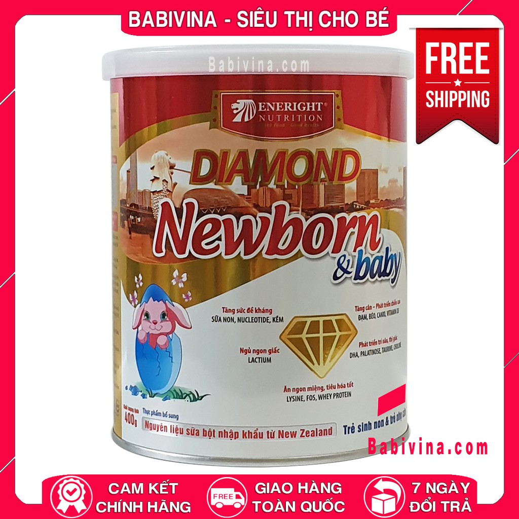 [FREESHIP EXTRA]  Sữa Bột Diamond Newborn Baby 400g (newbornbaby - Nutrient kid newbon - Nutrient kid newborn)