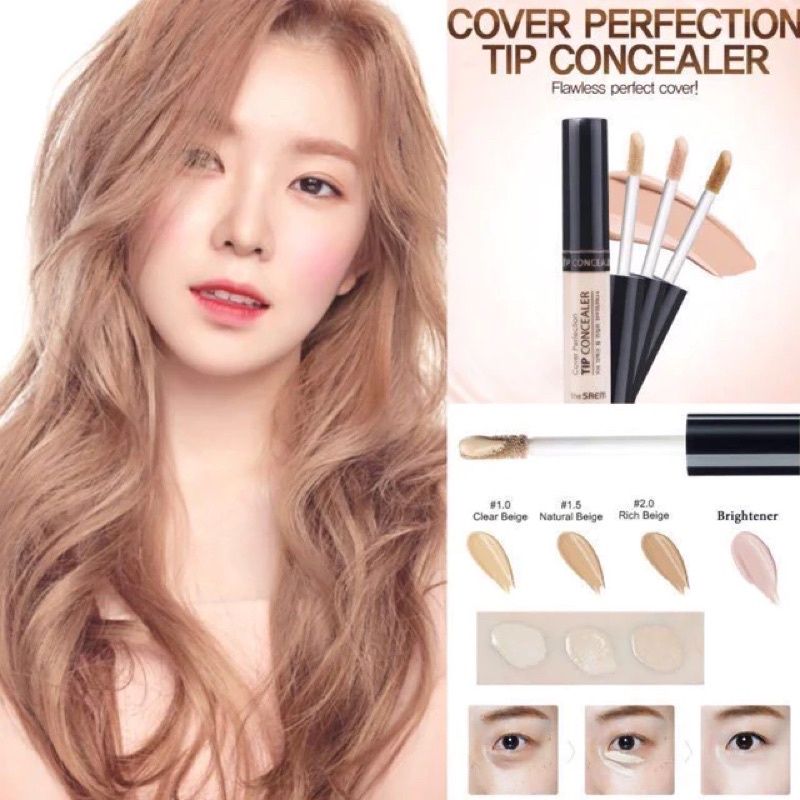 Che Khuyết Điểm The Saem Cover Perfection Tip Concealer