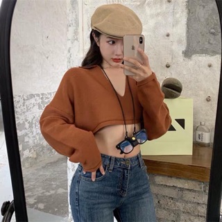 Áo croptop thu đông