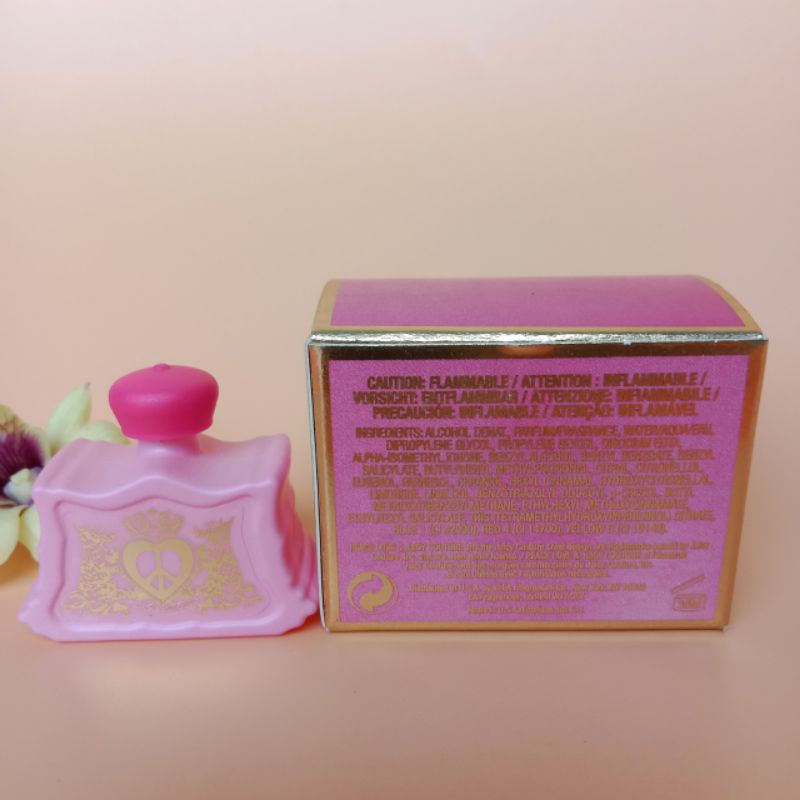  Nước hoa Peace love Juicy Couture 5ml trẻ trung nữ tính quyến rũ hương hoa cỏ nhẹ nhàng