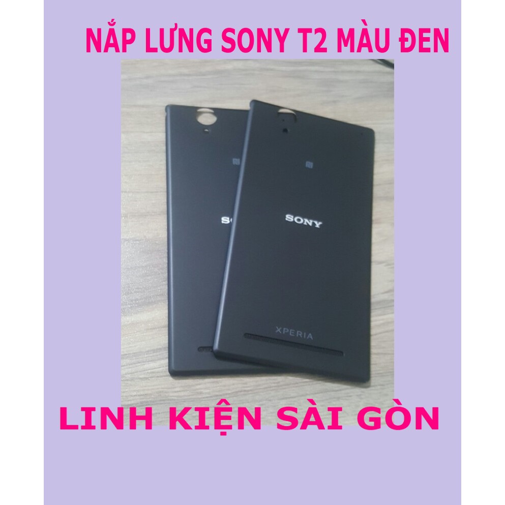 NẮP LƯNG SONY T2 MÀU ĐEN