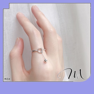Nhẫn nữ Titan freesize hình mèo phối chuông dễ thương - Măng’s House N34