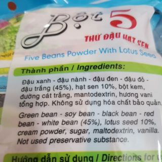 Bột năm thứ đậu Hạt Sen Bích Chi