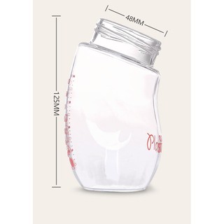 Bình sữa thủy tinh chống sặc cho bé Hinata BS01