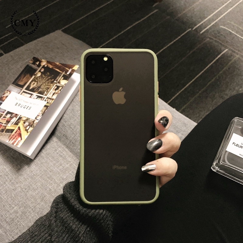 Ốp lưng TPU silicon mặt nhám dành cho iPhone 11/11Pro/11ProMax X XR XS XS MAX 6 7 8 Plus SE | BigBuy360 - bigbuy360.vn