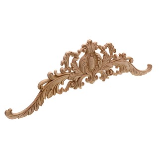 Vintage Cây Gỗ Khắc Góc Đính Trang Trí Khung Tủ Lò Sưởi Cửa