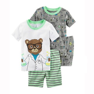 Bộ thun đùi bé trai carter, size 6m - 10t, vn xuất xịn
