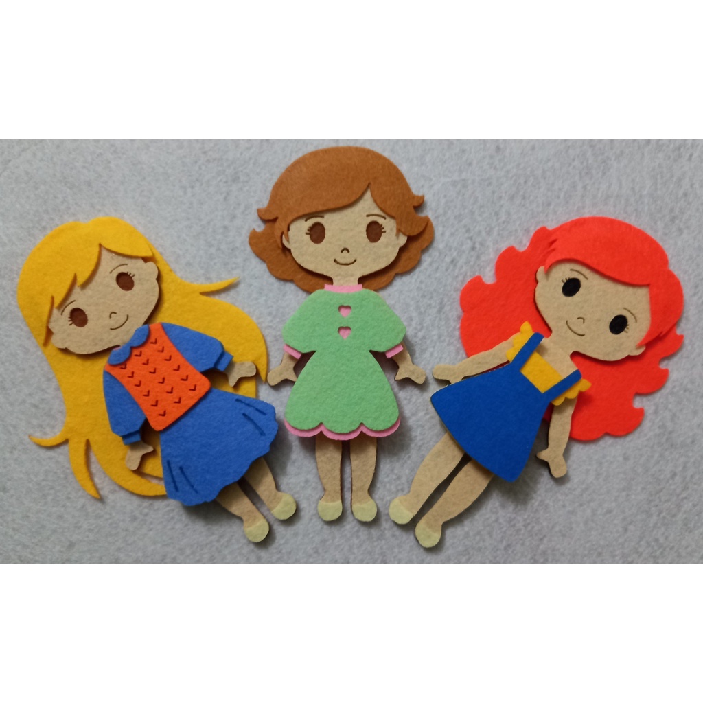 Combo 3 búp bê 16cm không bao gồm quần áo - Mua thêm để chơi cùng sản phẩm sổ tay thời trang hoặc Lâu đài cổ tích