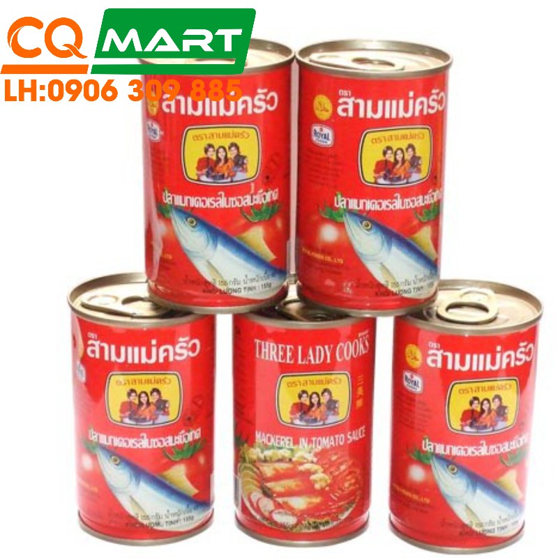 Cá Nục Sốt Cà 3 Cô Gái Thái Lan - Lon 155g | BigBuy360 - bigbuy360.vn
