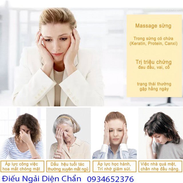 Lược Sừng chải thông kinh lạc 5 răng, chuyên làm body, massage Diện Chẩn Thân Tâm