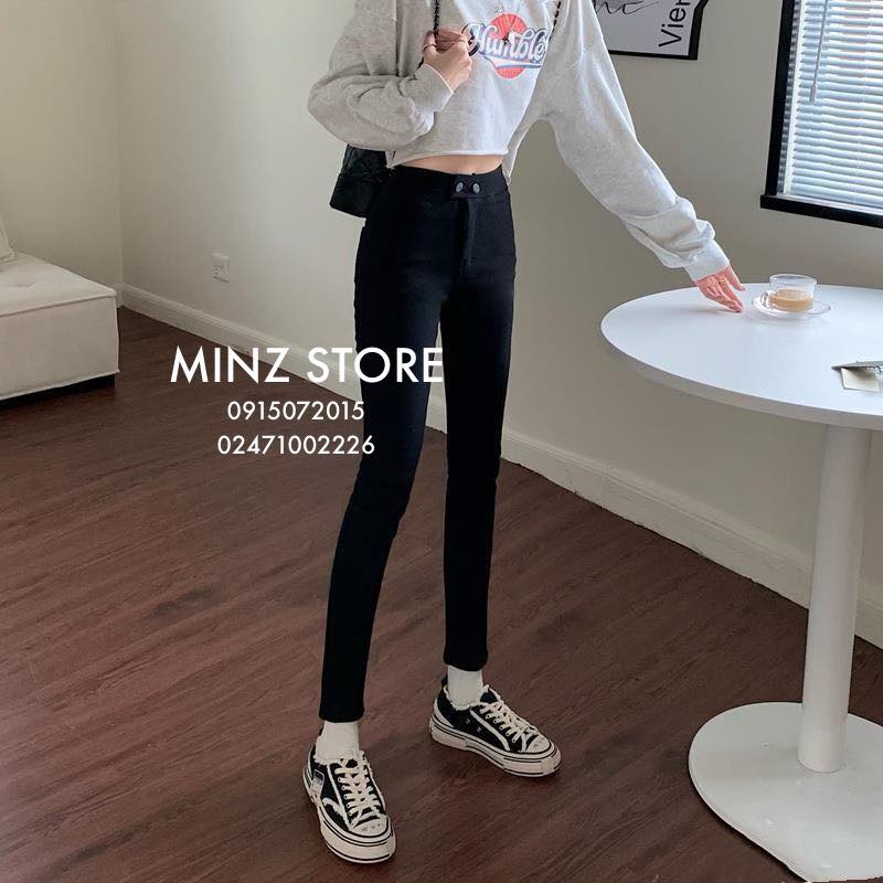 Quần legging jean 2 khuy #8567