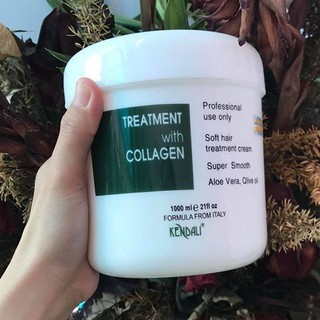 ✅✅ Hàng_Chính_Hãng_100% Kem ủ chăm sóc tóc Treatment With COLLAGEN KENDALI 1000ml