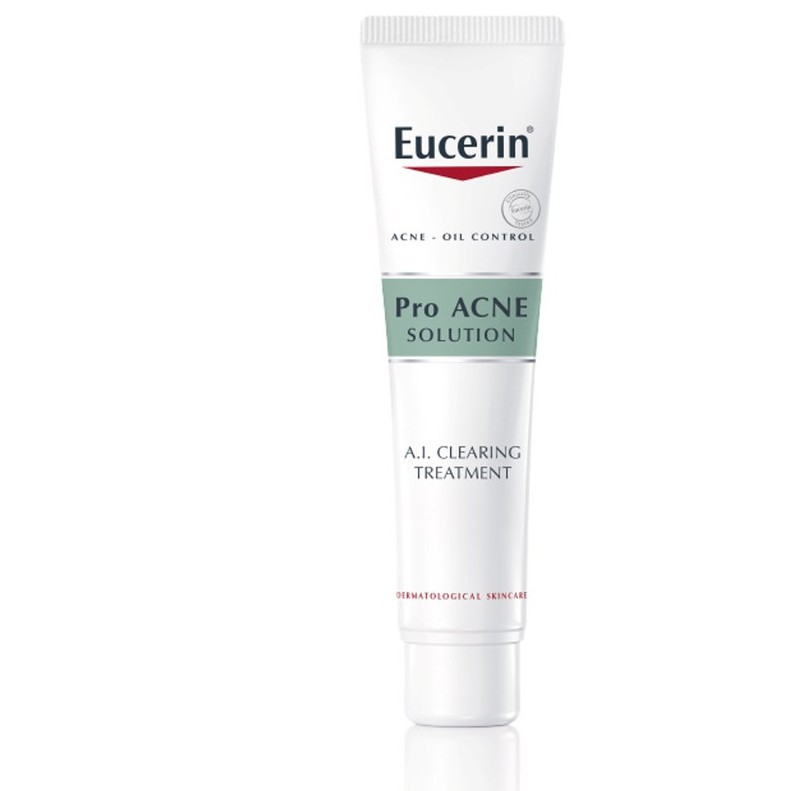 [Mã FMCGM50 - 8% đơn 250K] Kem giảm mụn và nhờn Eucerin Proacne AI Clearing treatment 40ml