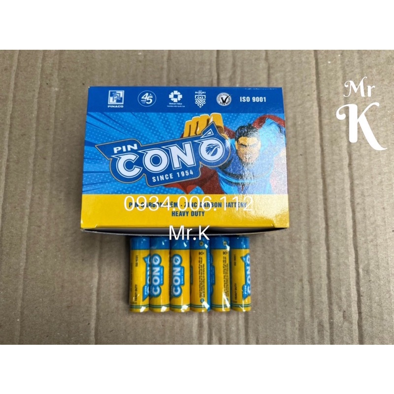 HỘP 48 CỤC PIN AA CON Ó PINACO