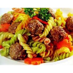 NUI XOẮN RAU CỦ CỦA NHẬT MACARONI NISSIN (GÓI 150GR) -nui có nhiều màu sắc bắt mắt, nui dùng cho bé 1 tuổi trở lên