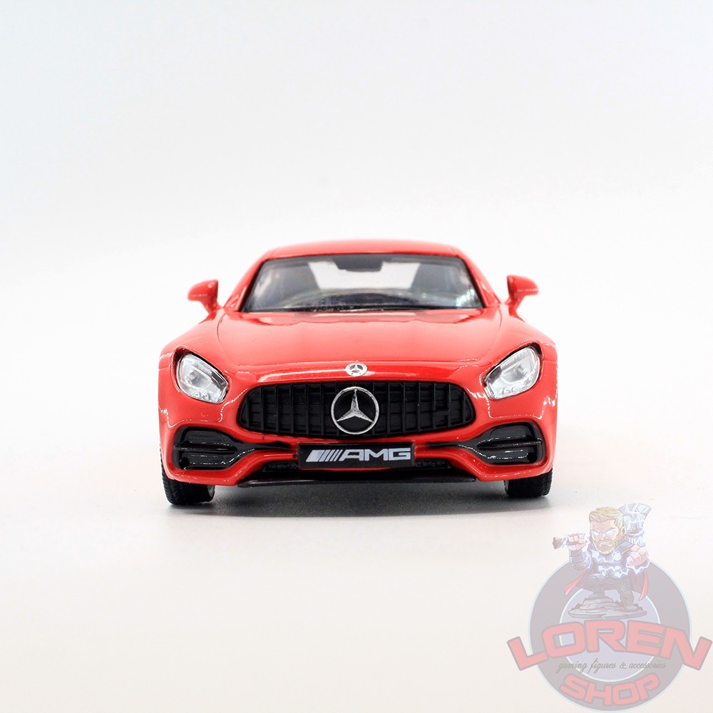 Mô hình ô tô kim loại Mercedes AMG GTS tỷ lệ 1:36, xe hơi thể thao chạy cót mở 2 cửa lorenshop