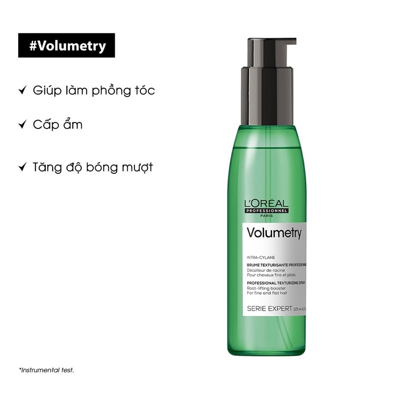 [L'OREAL CHÍNH HÃNG] XỊT DƯỠNG LÀM PHỒNG TÓC LOREAL VOLUMETRY 2021 CHAI 125ML