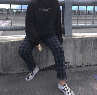 Quần Kẻ Sọc Carô Unisex Cao Cấp