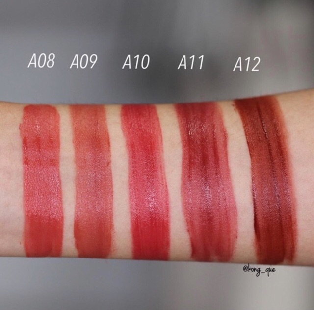 [ A8 - A12 ] Son Black Rouge Airfit Velvet Tint