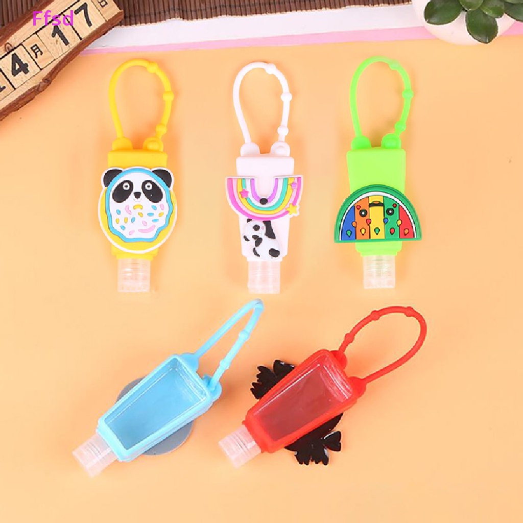 {Ffsd} Giá Đỡ Bình Đựng Nước Rửa Tay / Chai Nước Rửa Tay Bằng Silicon Họa Tiết Động Vật