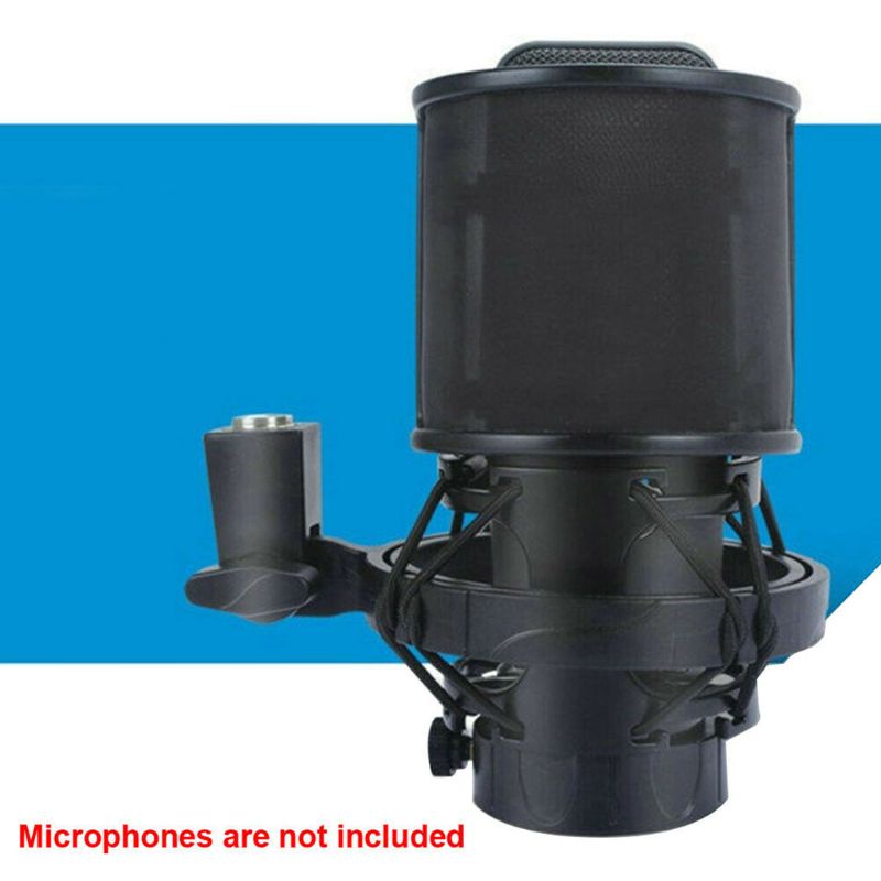 Tấm Lọc Chắn Gió Hai Lớp Thay Thế Cho Micro Thu Âm