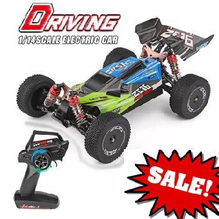 Xe ô tô địa hình điều khiển từ xa tốc độ cao Xe Wltoys XK 144001 4WD 1/14 60km/h 2.4Ghz, động cơ siêu khỏe