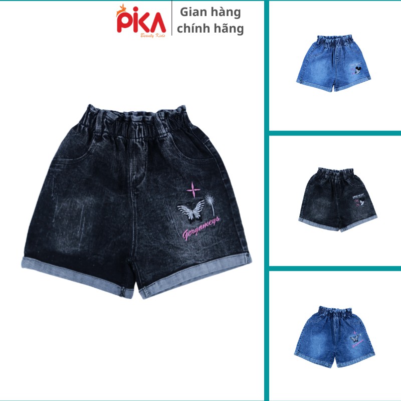 Quần áo trẻ em- PIKA KIDS -Quần bò bé gái -chất liệu jean mềm, co giãn -cho bé từ 20-30kg