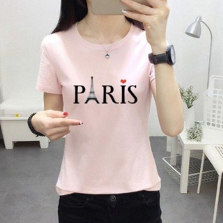 Áo phông paris đẹp cổ tròn